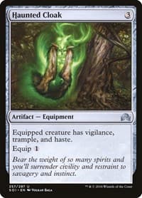 Haunted Cloak - Shadows over Innistrad - Magic: The Gathering card