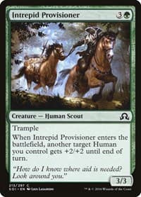 Intrepid Provisioner - Shadows over Innistrad - Magic: The Gathering card