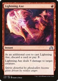 Lightning Axe - Shadows over Innistrad - Magic: The Gathering card