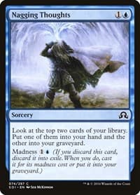 Nagging Thoughts - Shadows over Innistrad - Magic: The Gathering card