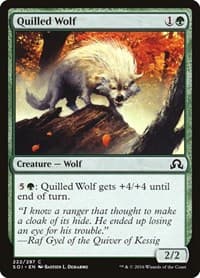 Quilled Wolf - Shadows over Innistrad - Magic: The Gathering card