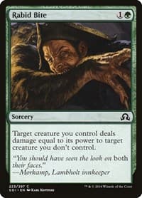 Rabid Bite - Shadows over Innistrad - Magic: The Gathering card