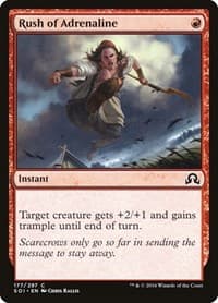 Rush of Adrenaline - Shadows over Innistrad - Magic: The Gathering card