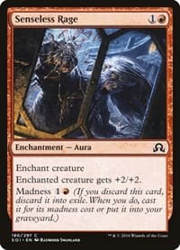 Senseless Rage - Shadows over Innistrad - Magic: The Gathering card