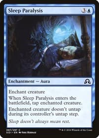 Sleep Paralysis - Shadows over Innistrad - Magic: The Gathering card