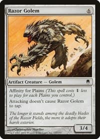 Razor Golem - Darksteel - Magic: The Gathering card