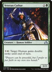 Veteran Cathar - Shadows over Innistrad - Magic: The Gathering card