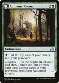 Autumnal Gloom - Shadows over Innistrad - Magic: The Gathering card