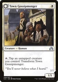 Town Gossipmonger - Shadows over Innistrad - Magic: The Gathering card