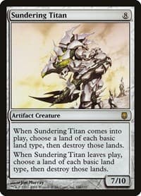 Sundering Titan - Darksteel - Magic: The Gathering card