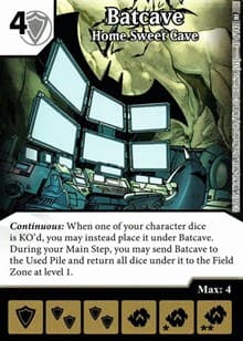 Batcave - Home Sweet Cave - World's Finest - Dice Masters card