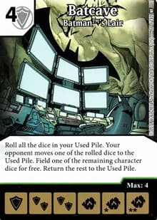 Batcave - Batman's Lair - World's Finest - Dice Masters card