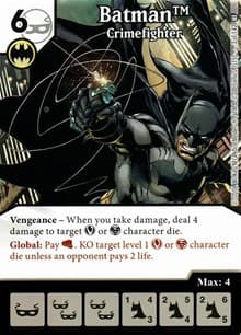 Batman - Crimefighter - World's Finest - Dice Masters card