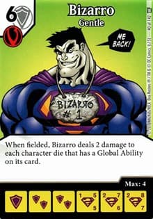 Bizarro - Gentle - World's Finest - Dice Masters card