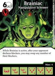 Brainiac - Manipulative Schemer - World's Finest - Dice Masters card