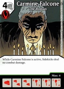 Carmine Falcone - The Roman - World's Finest - Dice Masters card
