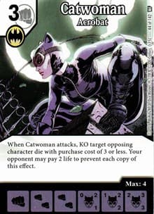 Catwoman - Acrobat - World's Finest - Dice Masters card