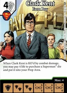 Clark Kent - Farm Boy - World's Finest - Dice Masters card
