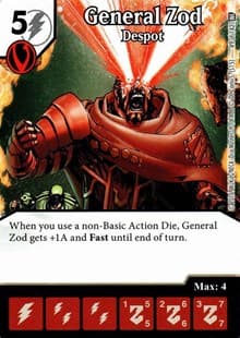General Zod - Despot - World's Finest - Dice Masters card
