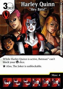 Harley Quinn - "Hey Bats!" - World's Finest - Dice Masters card