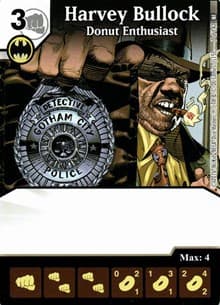 Harvey Bullock - Donut Enthusiast - World's Finest - Dice Masters card