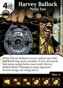 Harvey Bullock - Mafia Ties - World's Finest - Dice Masters card