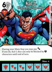 Kal-L - Trained by Superboy - World's Finest - Dice Masters card
