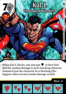 Kal-L - Unmasked Wonder! - World's Finest - Dice Masters card