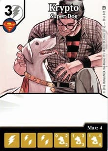Krypto - Super Dog - World's Finest - Dice Masters card