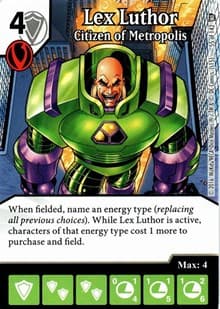 Lex Luthor - Citizen of Metropolis - World's Finest - Dice Masters card