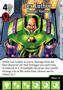 Lex Luthor - Kansas Native - World's Finest - Dice Masters card