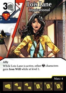 Lois Lane - Inspirational - World's Finest - Dice Masters card