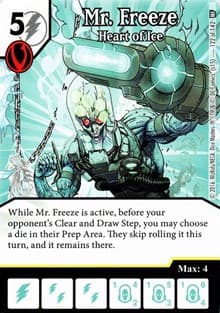 Mr. Freeze - Heart of Ice - World's Finest - Dice Masters card