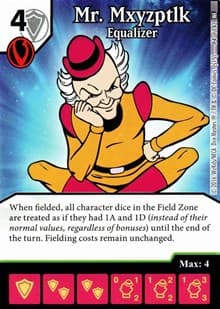 Mr. Mxyzptlk - Equalizer - World's Finest - Dice Masters card