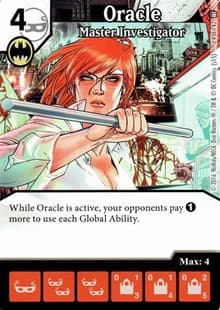 Oracle - Master Investigator - World's Finest - Dice Masters card