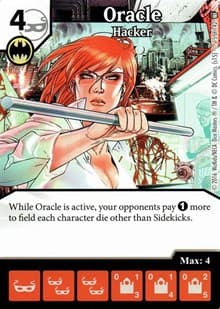 Oracle - Hacker - World's Finest - Dice Masters card