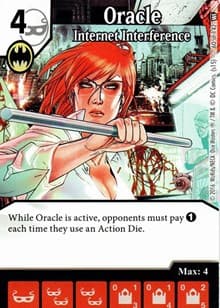 Oracle - Internet Interference - World's Finest - Dice Masters card