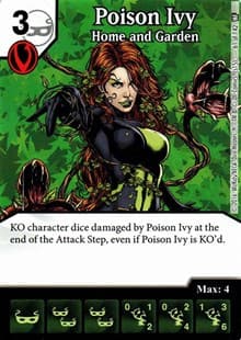 Poison Ivy - Home and Garden - World's Finest - Dice Masters card