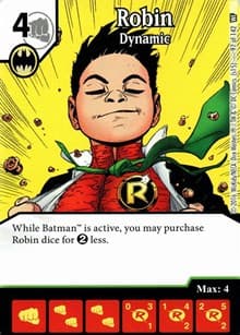 Robin - Dynamic - World's Finest - Dice Masters card