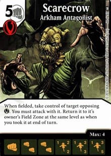 Scarecrow - Arkham Antagonist - World's Finest - Dice Masters card