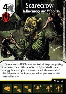 Scarecrow - Hallucinogenic Vapors - World's Finest - Dice Masters card