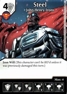 Steel - John Henry Irons - World's Finest - Dice Masters card