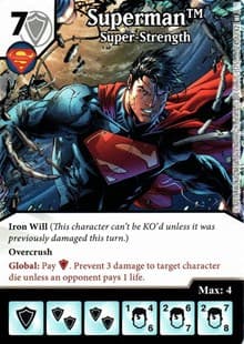 Superman - Super-Strength - World's Finest - Dice Masters card