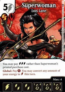Superwoman - Lois Lane - World's Finest - Dice Masters card