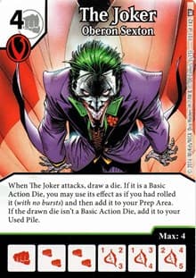 The Joker - Oberon Sexton - World's Finest - Dice Masters card