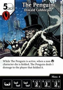 The Penguin - Oswald Cobblepot - World's Finest - Dice Masters card