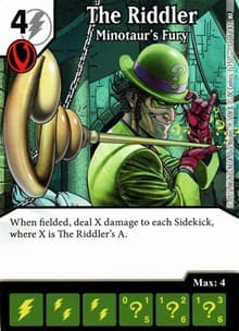 The Riddler - Minotaur's Fury - World's Finest - Dice Masters card