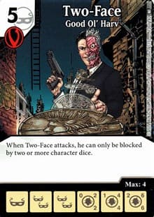 Two-Face - Good Ol' Harv - World's Finest - Dice Masters card