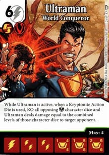 Ultraman - World Conqueror - World's Finest - Dice Masters card