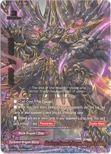 Black-eye Demonic Dragon, Blagg Za Bath - Unleash! Impact Dragon!! - Future Card BuddyFight card